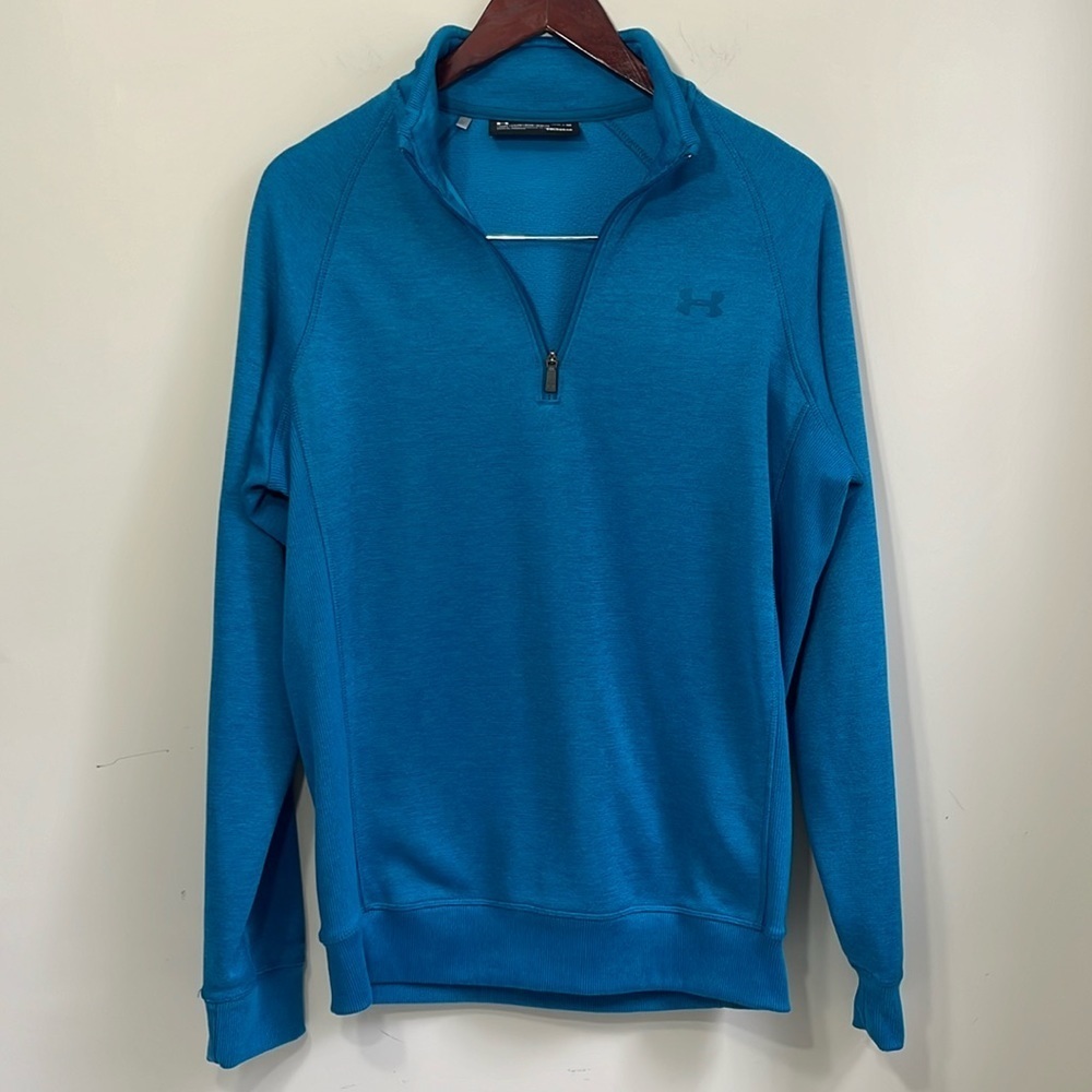Under Armour Men’s Coldgear Quarter Zip Pullover Sweatshirt Size Medium